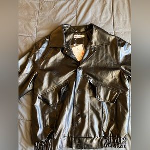 Black Leather Jacket (Men’s Medium)
